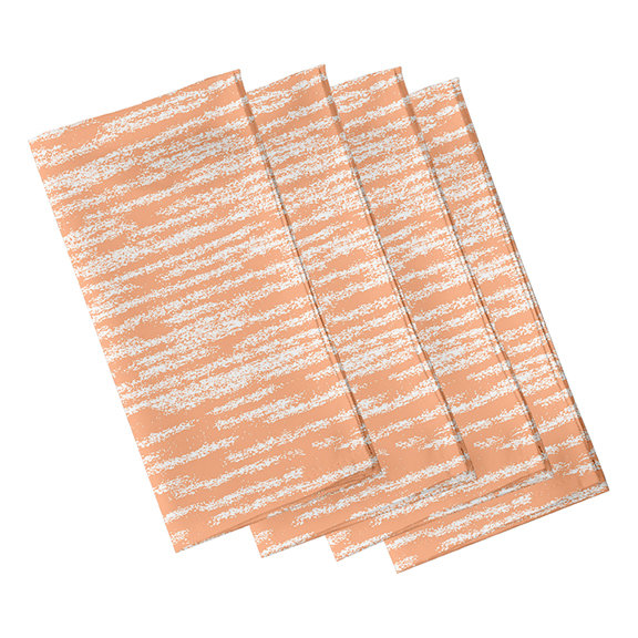 Serviette de table Algean, Orange doux