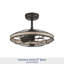 Ventilateur de plafond à 3 pales de 22 po avec télécommande et ensemble d'éclairage inclus Eliana-Lucia-66915828