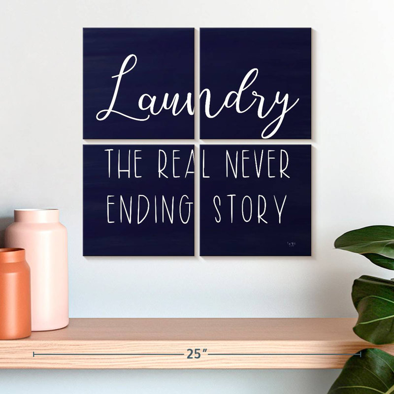 Tergel Laundry Story, 18" H x 18" W
