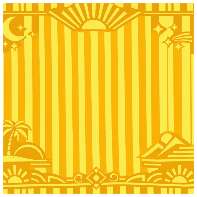 Édredon à rayures jaune soleil lune, Twin