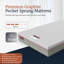 Fusion Graphite 25cm Hybrid Pocket Sprung Memory Foam Mattress-124210572