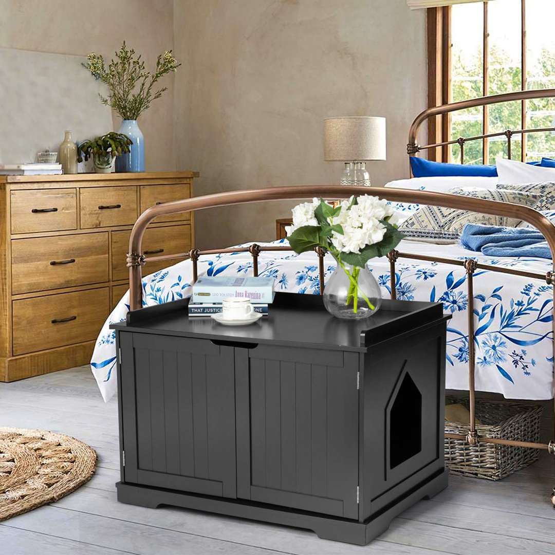 Wayfair Basics Katzentoiletten-Gehäuse Bessler