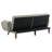 Grey Tufted Convertible Sofa Bed