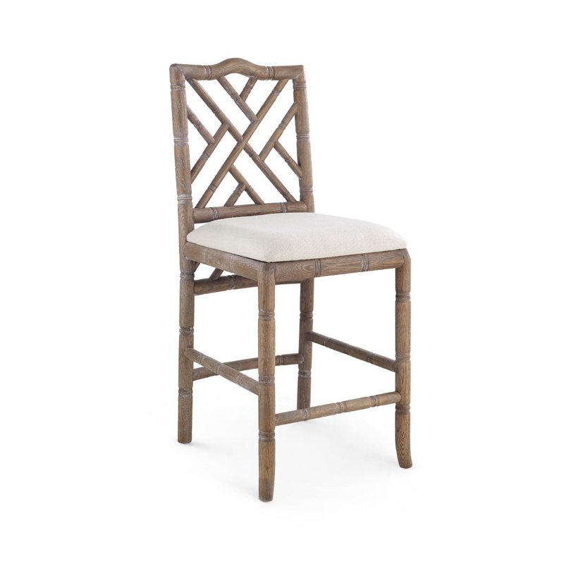 Hampton Upholstered Stool, Brown