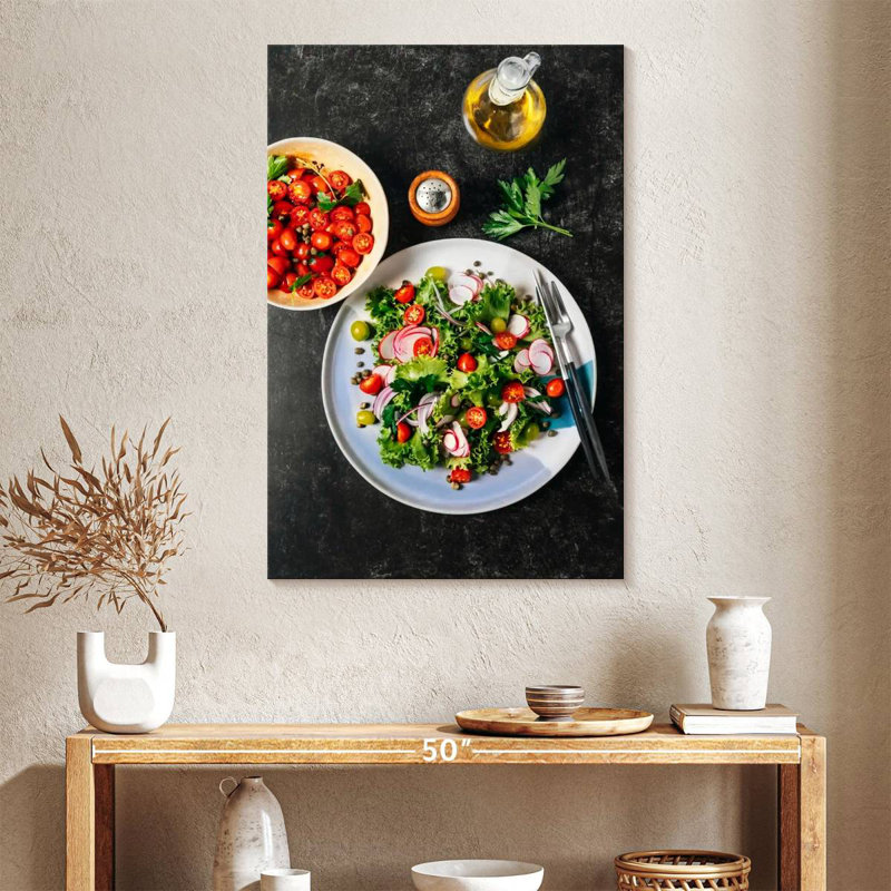 Yarlin Vegan Salad, 39" H x 26" W
