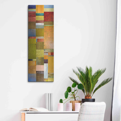 «Latitude Pan® Color Colels with Blue Sky» par Michelle Calkins, art mural en métal