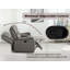 Ensemble de salon inclinable manuel en similicuir 4 pièces avec porte-gobelet caché-1328537708-1328537711