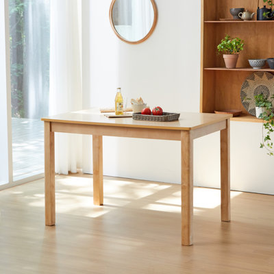 Davron 45.3" Modern Farmhouse Rectangular Wooden Dining Table by Ebern Designs