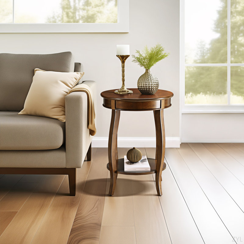 Table de bout Aberta, Noyer