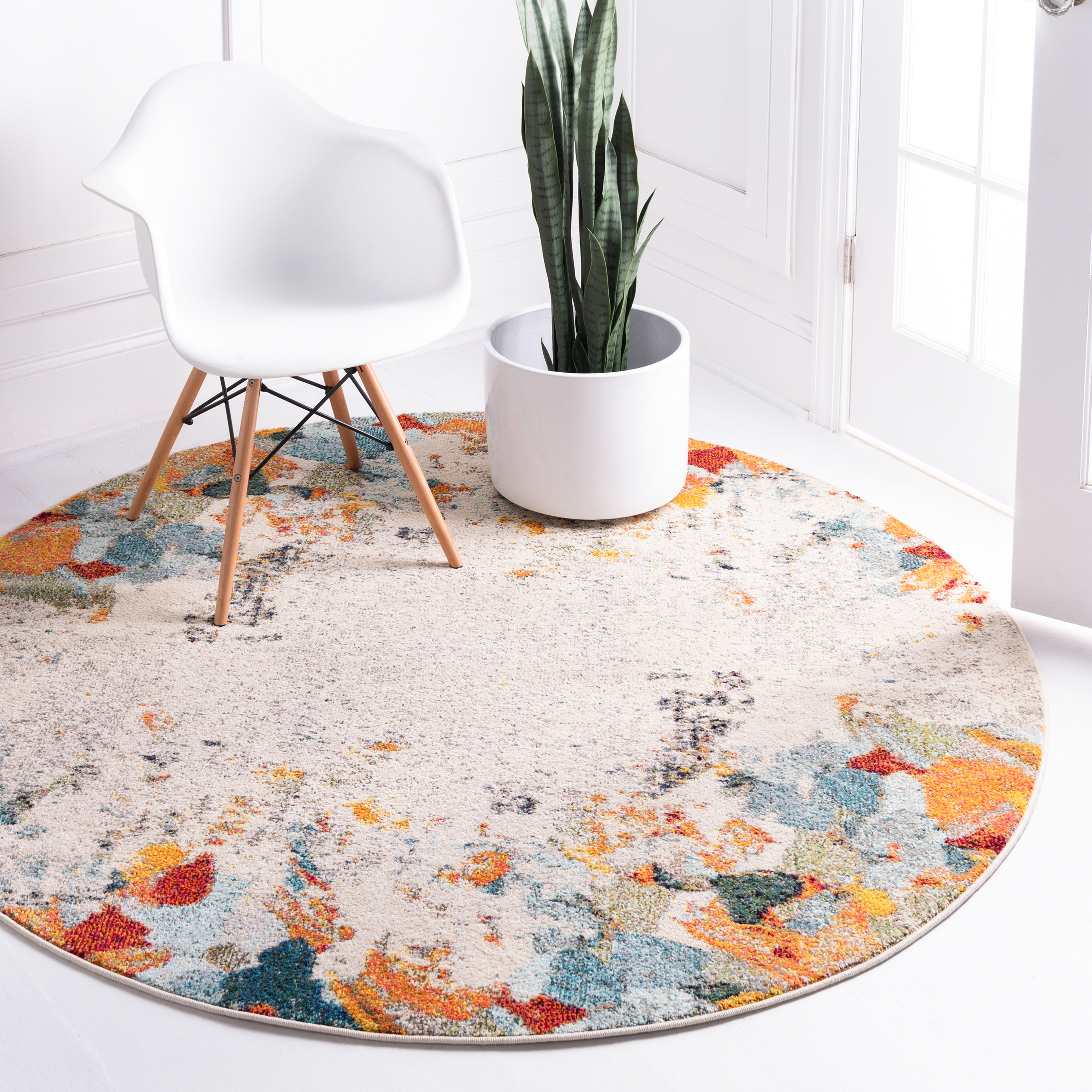 Bungalow Rose Rusland Abstract Area Rug & Reviews | Wayfair
