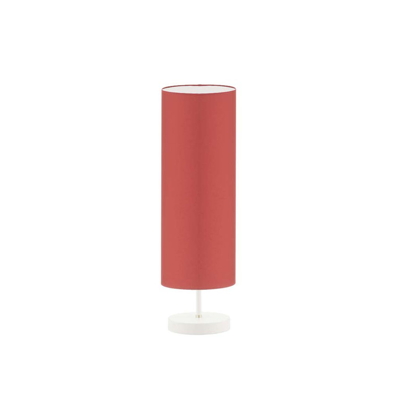 Sydney Metal Table Lamp, Red, White
