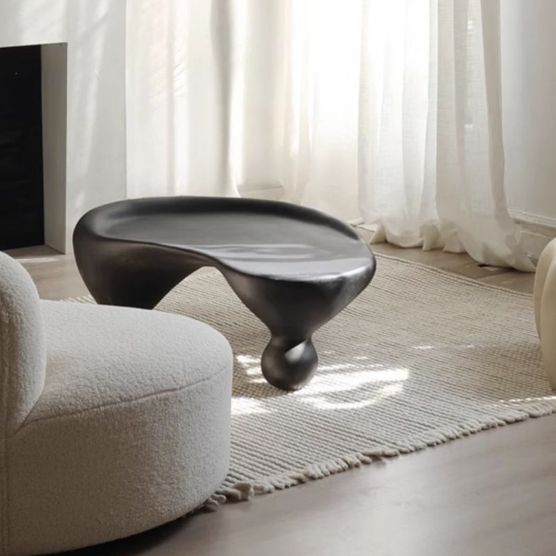 style high-grade alien art coffee table, Black