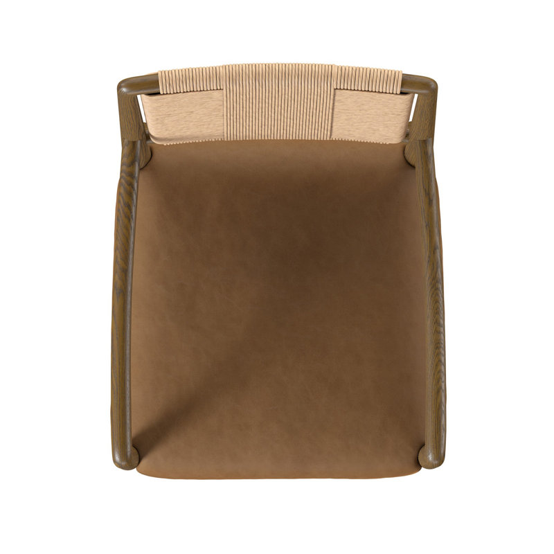 Rothler Dining Armchair-Alcala Wheat, Maestro Camel, Tan Ash
