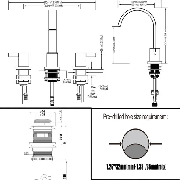 Dimensions du produit