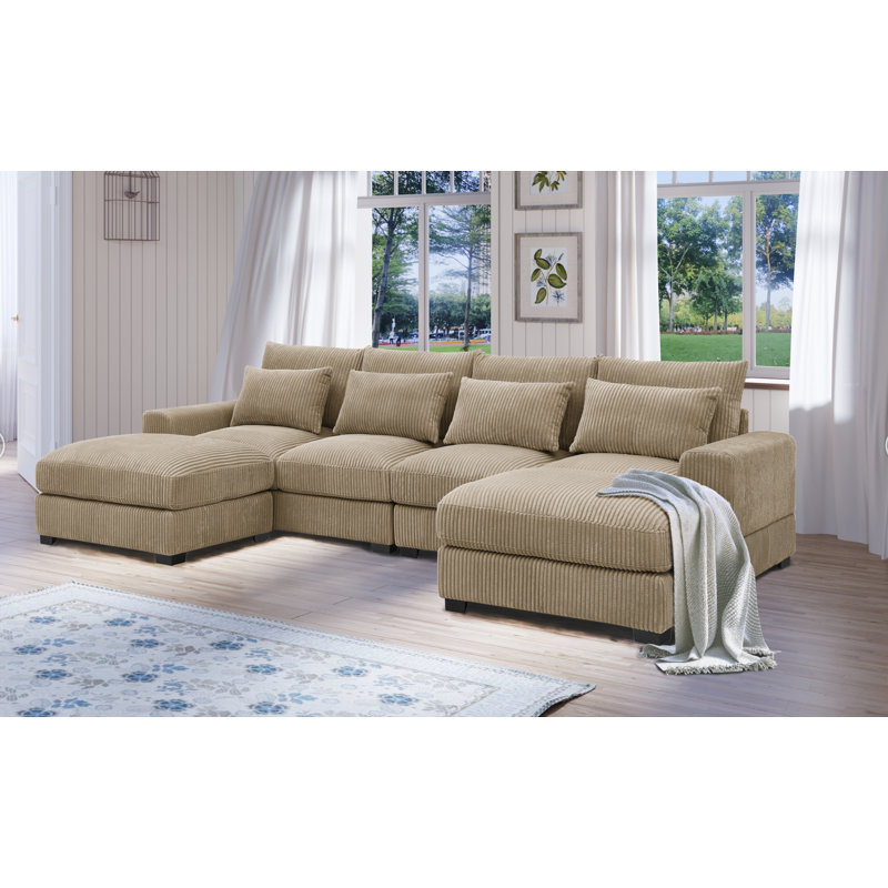 125'' Wide Camden Sofa, Brown