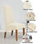 Polyester Box Cushion Dining Chair Slipcover