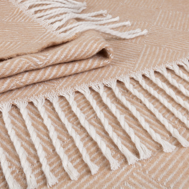 Cotton Blanket Gurditta, Beige