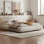 Lit tapissier blanc de luxe Boucle-1592169800