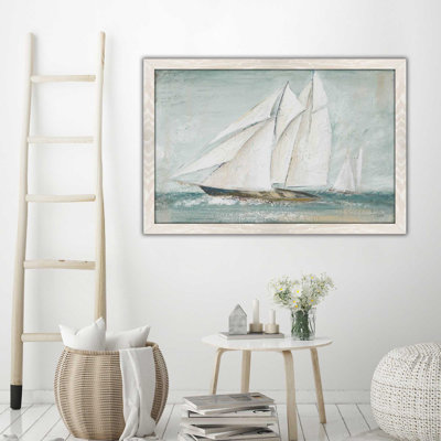 Cape Cod Sailboat by Patricia Pinto - Single Picture Frame Print on Canvas