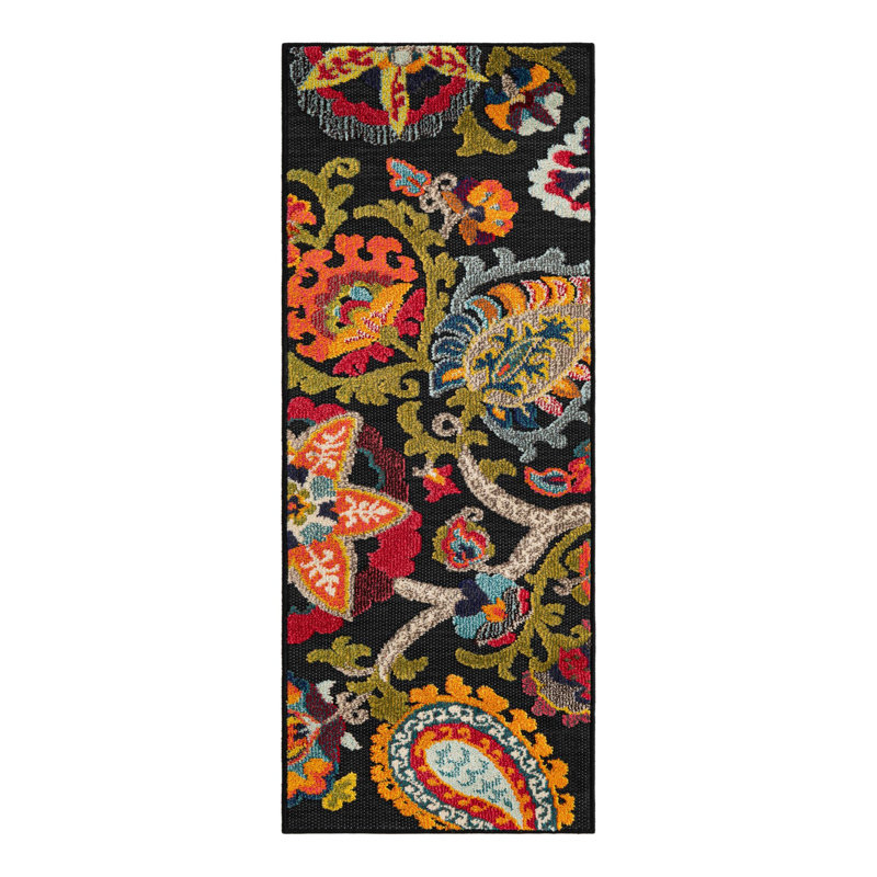 Tapis Bungalow Rose Nahla Caimin, Tapis de couloir 2 pi x 5 pi 1 po