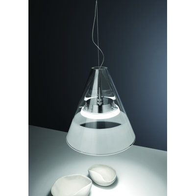Dillinger 1 - Light Chrom LED Bowl Pendant