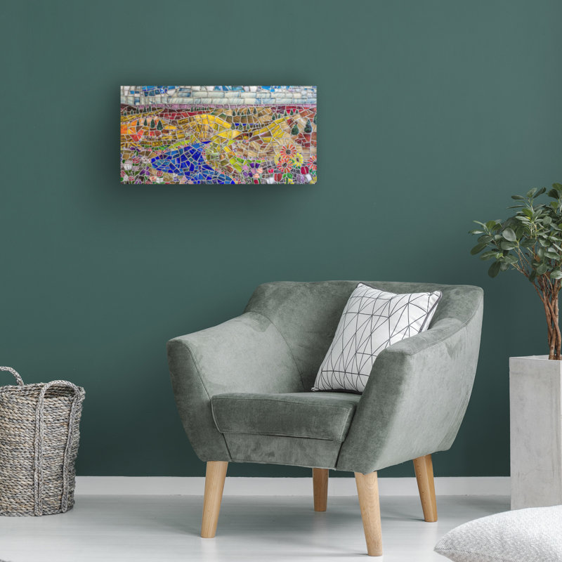 Œuvre d'art sur toile, Jonathan Mandell, H 24 po x l 47 po