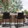 Ziannah Wicker Outdoor 29.5'' Bar Stool with Cushion