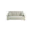 Marlene 81" Genuine Italian Top Grain Leather Queen Sleeper Sofa Bed with Memory Foam Mattress-59137200