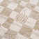 Jasha Checkered Beige/Brown Area Rug