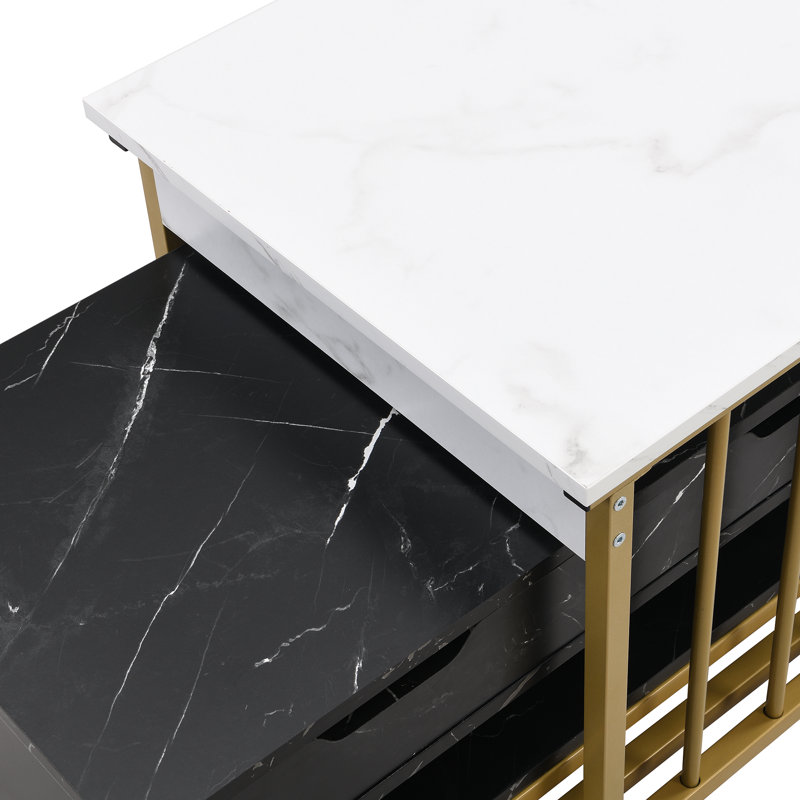 Avalyna Frame Coffee Table with Storage