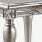 Platinum End Table With Turned Leg