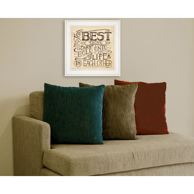 Each Other Framed Wall Art for Living Room, Home Wall Decor Framed Print by Deb Strain