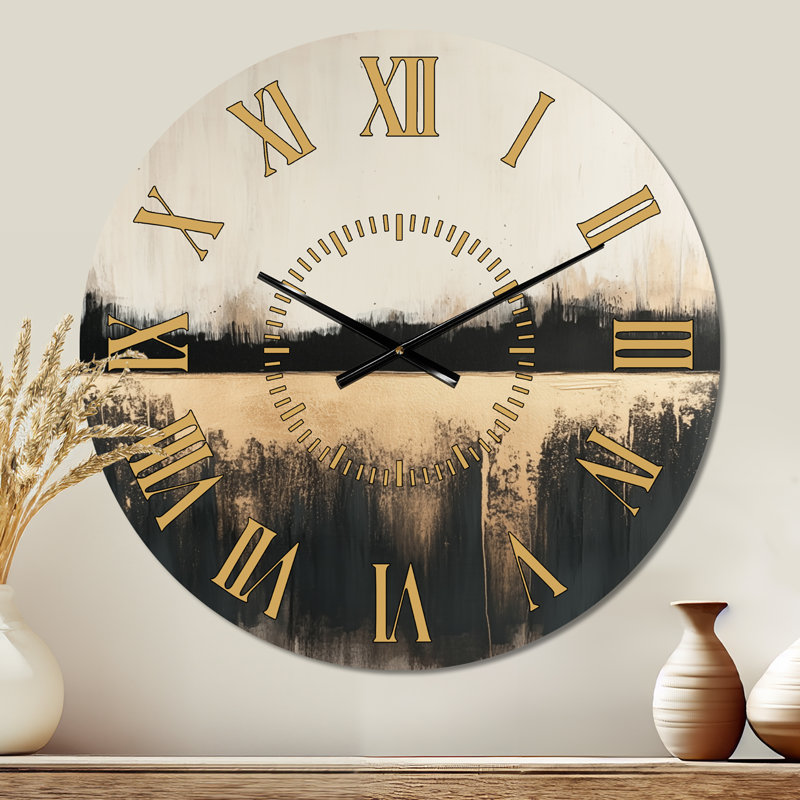 Bingaman I - Horloge murale Mid-Century, Petit