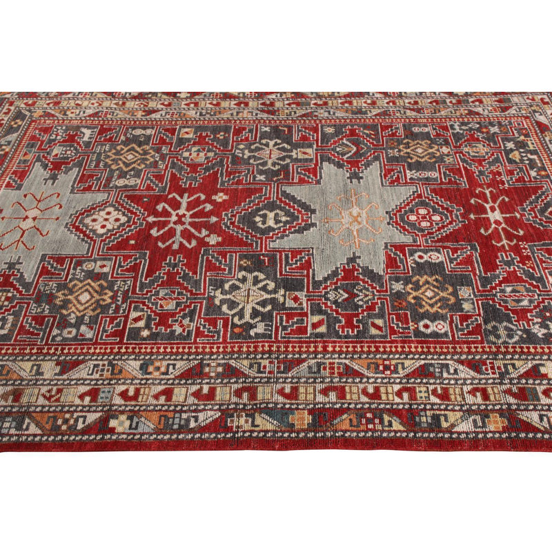 One-of-a-Kind Rectangle 6' X 8'10" Hand Knotted Area Rug