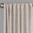 Tishonna Polyester / Linen Room Darkening Woven Stripped Curtain Panel with Rod Pocket Top and Hidden Back Tabs -1388953997-1388953984