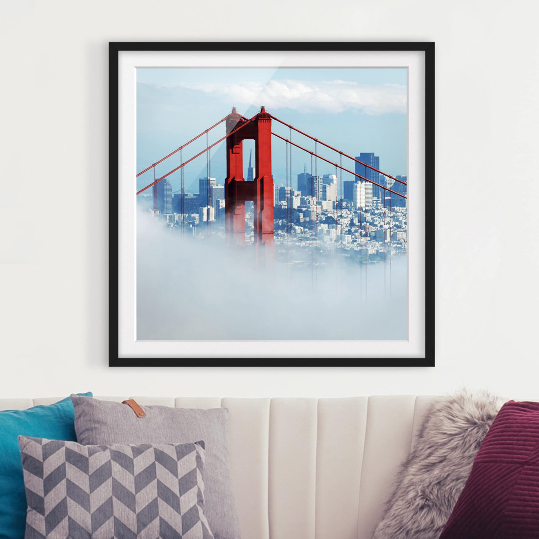 Guten Morgen San Francisco gerahmtes Poster