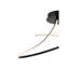 Carter 2 Light Built-in, Integrated LED, Modern, Curved Ceiling Light - Matt Black, 60x28x30cm, 3 step dimming, 3,000K Neutral white, 3,650lm