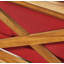 BRAVA X-Back - 2 causeuses modulaires avec table basse, rouge