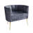 Keighley Upholstered Armchair with Ottoman-1404210530