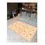Tapis jaune lavable à la machine à motif géométrique moderne Paris Collection Paris-823087103