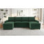 Convertible U-Shaped Sectional Sofa Bed With Dual Chaise Lounges, Multi-Functional Armrests, Storage, And USB Ports For Comfortable Living Spaces-1235209556