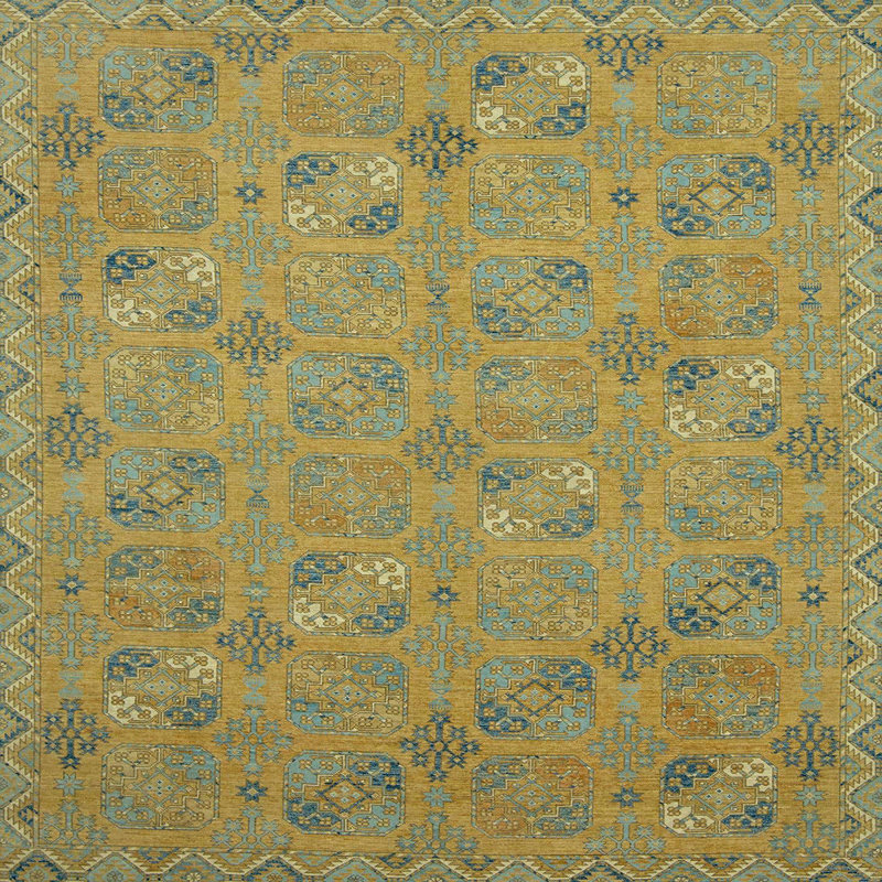 Abstract Indoor Rug, Square 4'