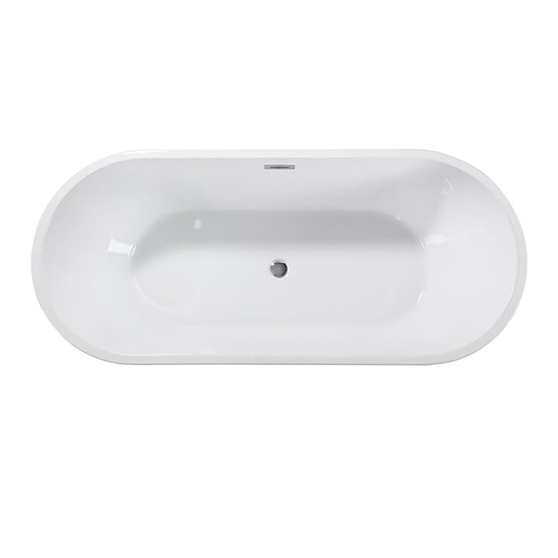 Baignoire de trempage autoportante contemporaine