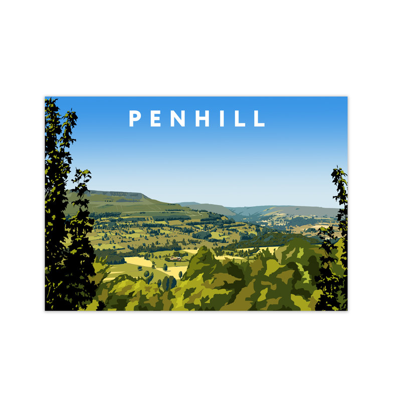 Penhill North Yorkshire by Richard O'Neill - Print, 59.4 cm H x 81.4 cm W x 3 cm D