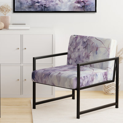 Chaise d'appoint en mauve