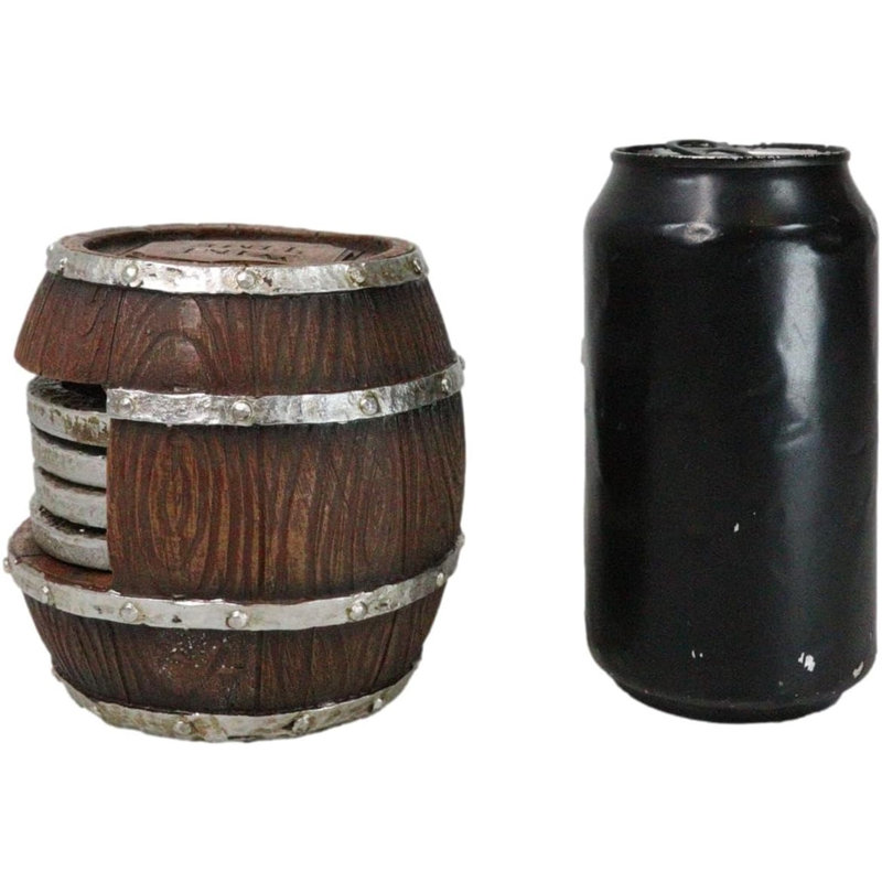 Ensemble de sous-verres rustiques Western Wine Time Old Fashioned Country