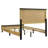 Georgina Natural Pine Full Panel Bed