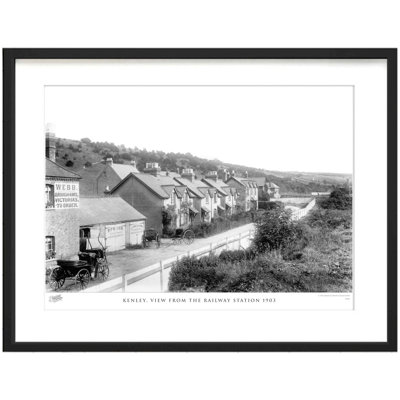 Kenley, View From The Railway Station 1903 by Francis Frith - Single Picture Frame Print