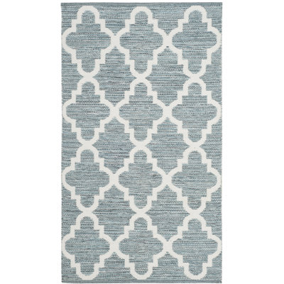 Tapis géométrique tissé à la main Eliana