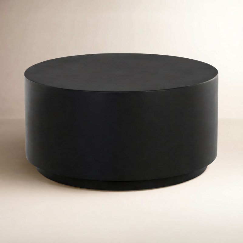 Glass Coffee Table, Black